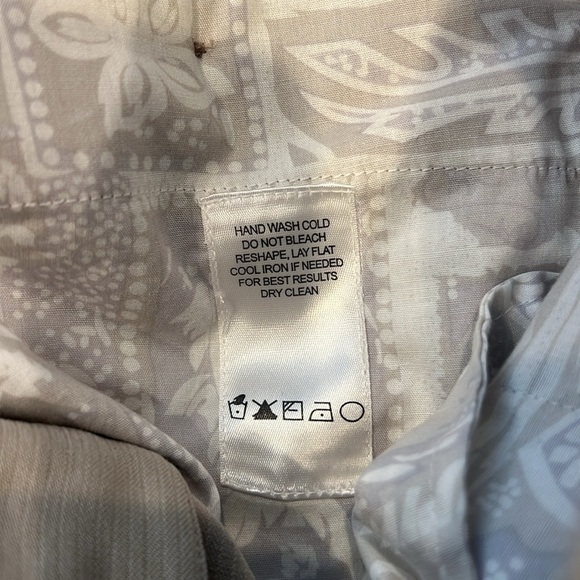 Joseph & Feiss 100% Silk Pleated Khaki Dress Pants Size 44 - Picture 6 of 8